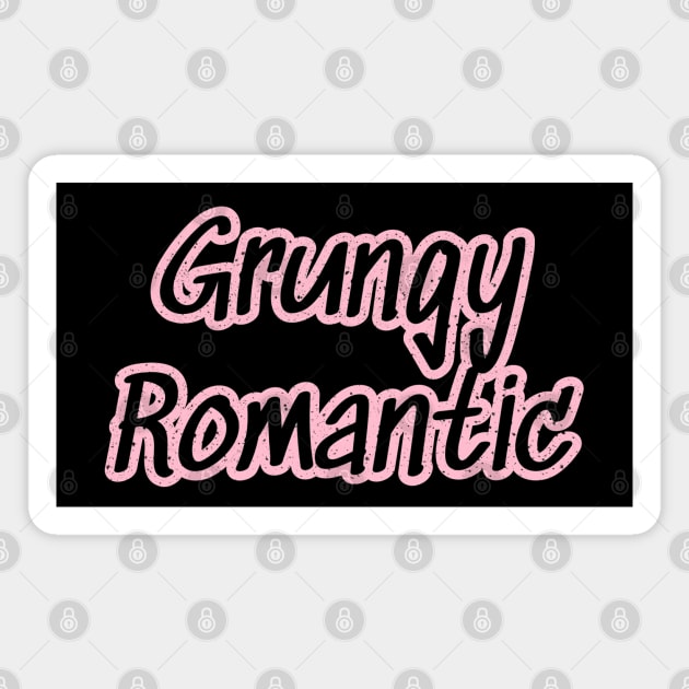 Grungy Romantic (Pink) Magnet by Wise Flower